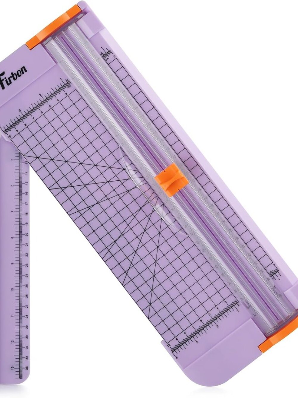 A4 Paper Cutter, 12 Inch Paper Trimmer with Extened Ruler, Purple